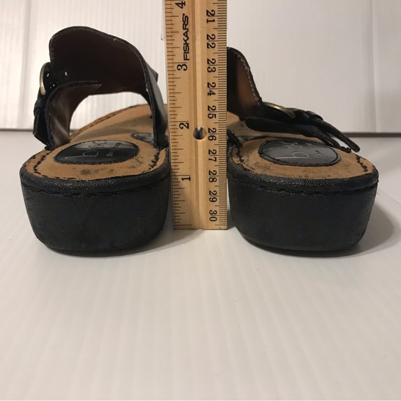 Born Concept black slide on Thong sandals size 7 - Picture 6 of 12